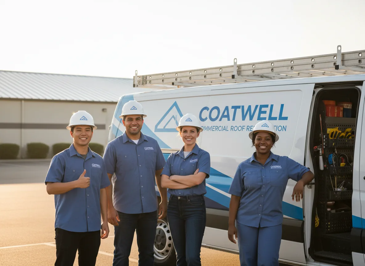 Commercial roof coating company in York, ME